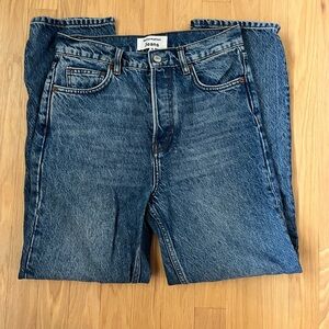 Reformation Cynthia High Rise Cropped jeans